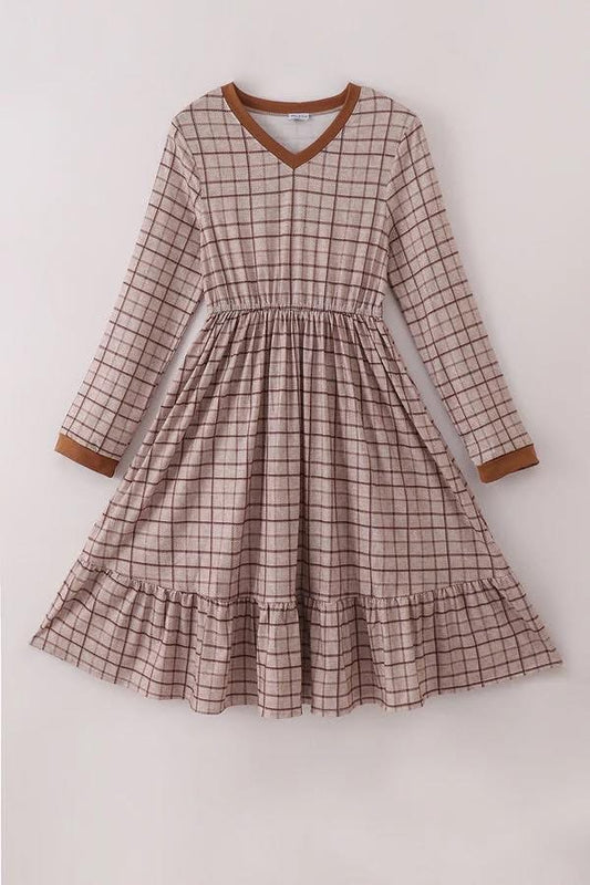 Ready to Ship: Brown Plaid Collection