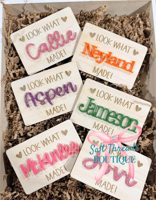 Pre-Order: Look What ~~~ Made Magnet - Salt Threads