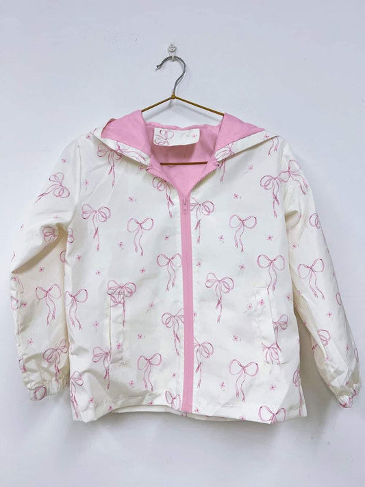 Bow Print Windbreaker {RTS}