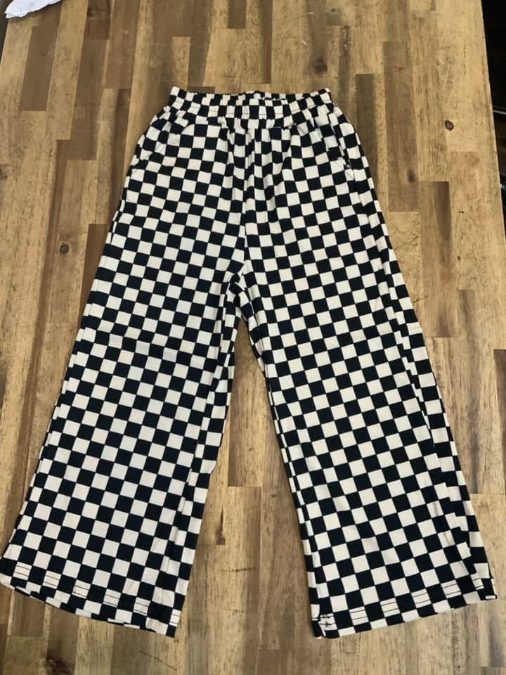 Kids Checkered Pants {RTS}