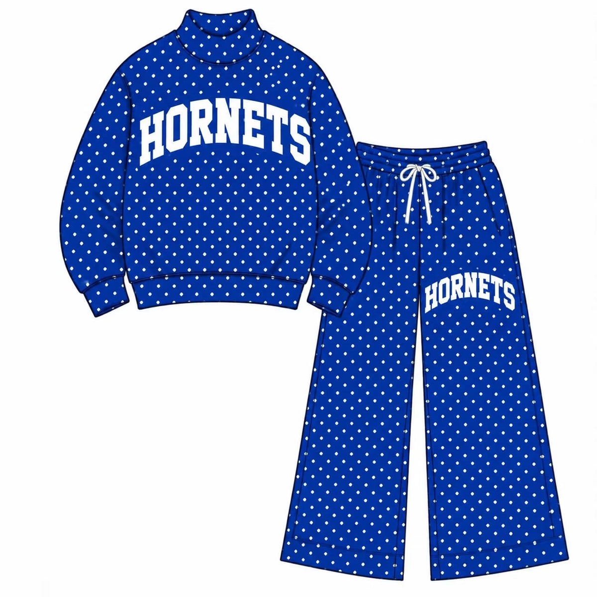 Pre-Order: COLCORD HORNETS Mock Neck & Wide Leg Set