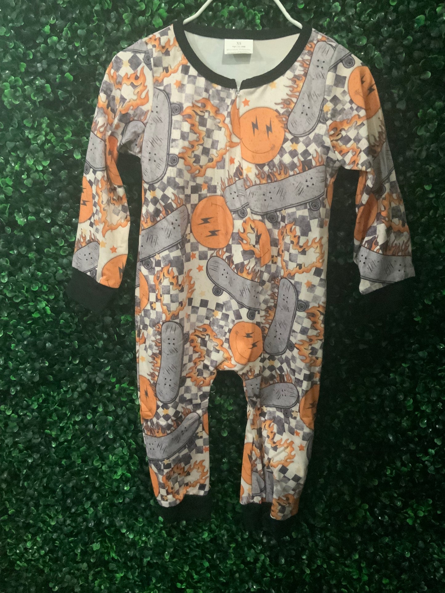 Boys Zip Up Romper {Ready to Ship}