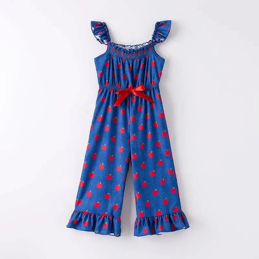 Ready to Ship: Smocked Apple Jumpsuit