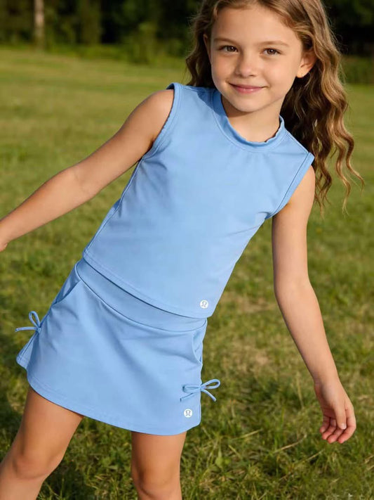 Pre-Order: Kids 🍋 Skort Set - Salt Threads