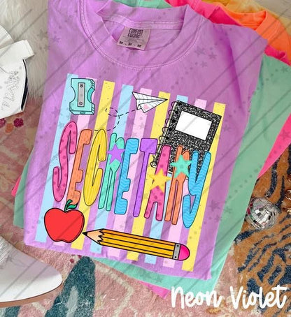Pre-Order: Colorful Stripes School Tee
