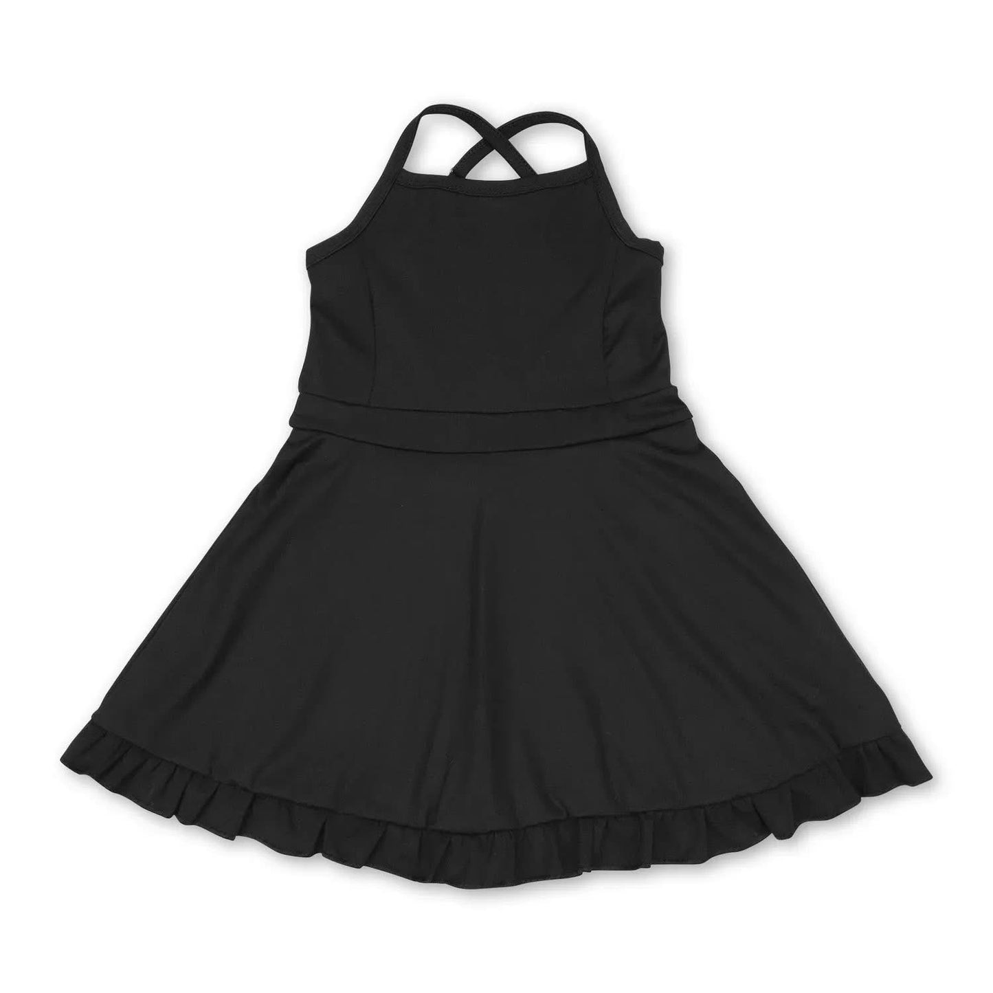 Pre-Order: Yoga Crossback Dresses with attached shorts