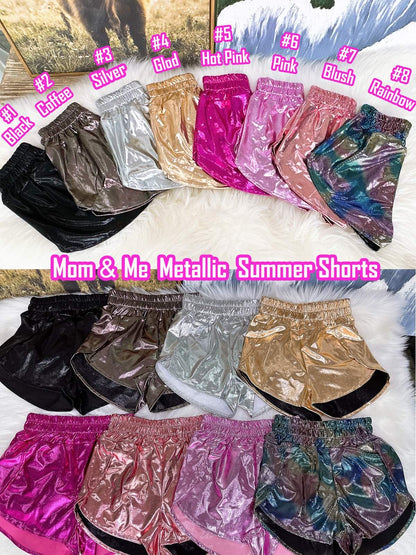 Metallic Athletic Shorts {RTS}
