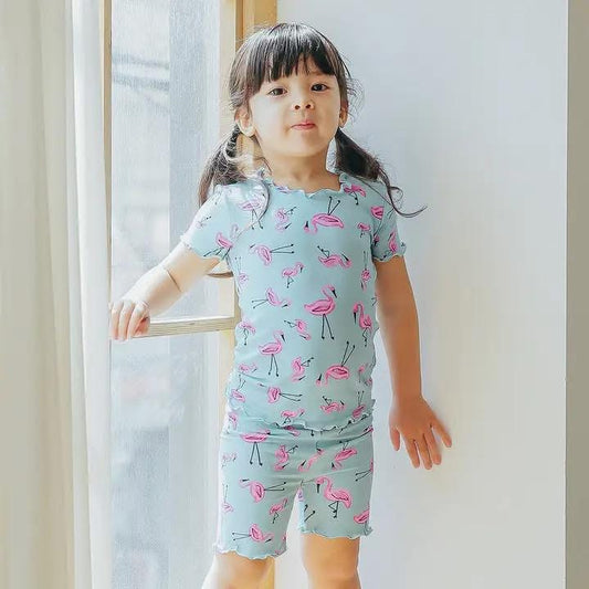 Pre-Order: Bamboo PJ Sets Flamingo
