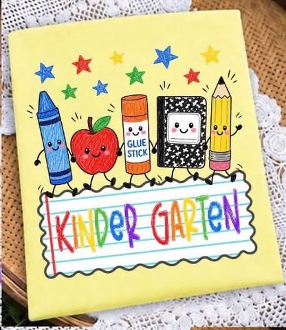 Pre-Order: School Supplies Grade Level Tee