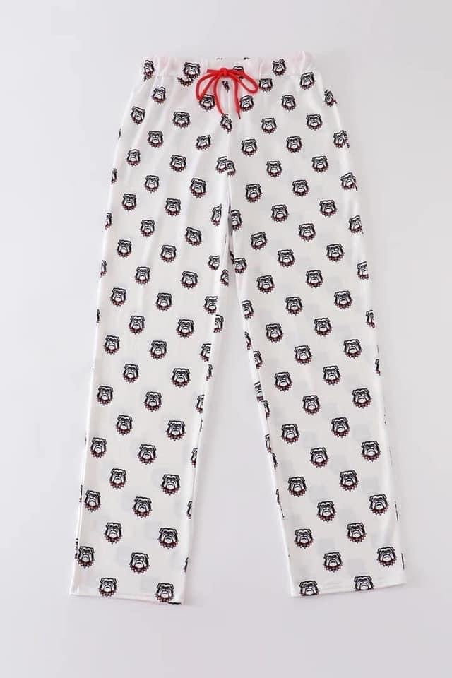 Bulldog PJ Sets/Pants {RTS}