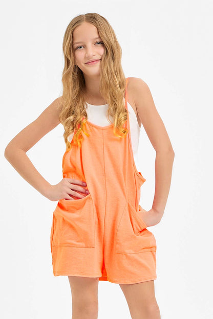 Ready to Ship: 2-Pocket Spaghetti Strap Jumpsuit
