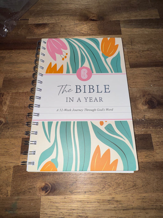 Ready to Ship: Bible In A Year Notebook - Salt Threads