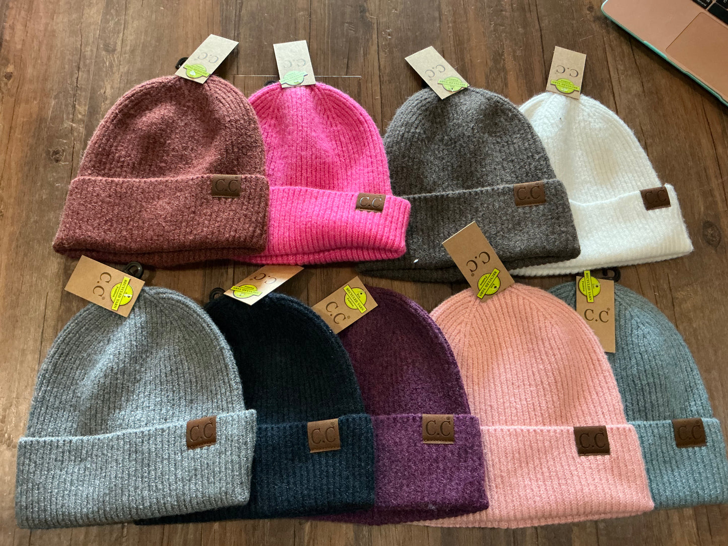Unisex Adult Soft Ribbed Cuff C.C. Beanie - Salt Threads