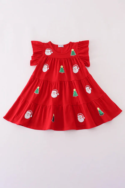 Ready to Ship: Christmas Applique Dress