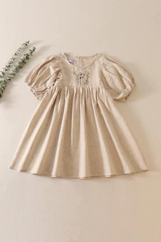 Balloon Sleeve Linen Dresses {RTS}