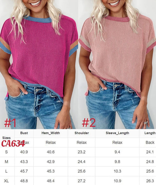 👚 Ribbed Blouse 👚 {PREORDER}