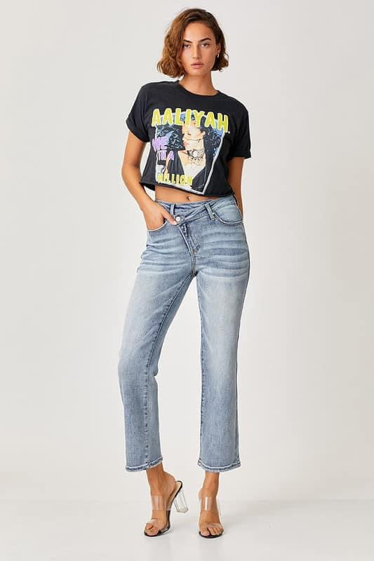 Risen Crossover Straight Jeans {PREORDER}