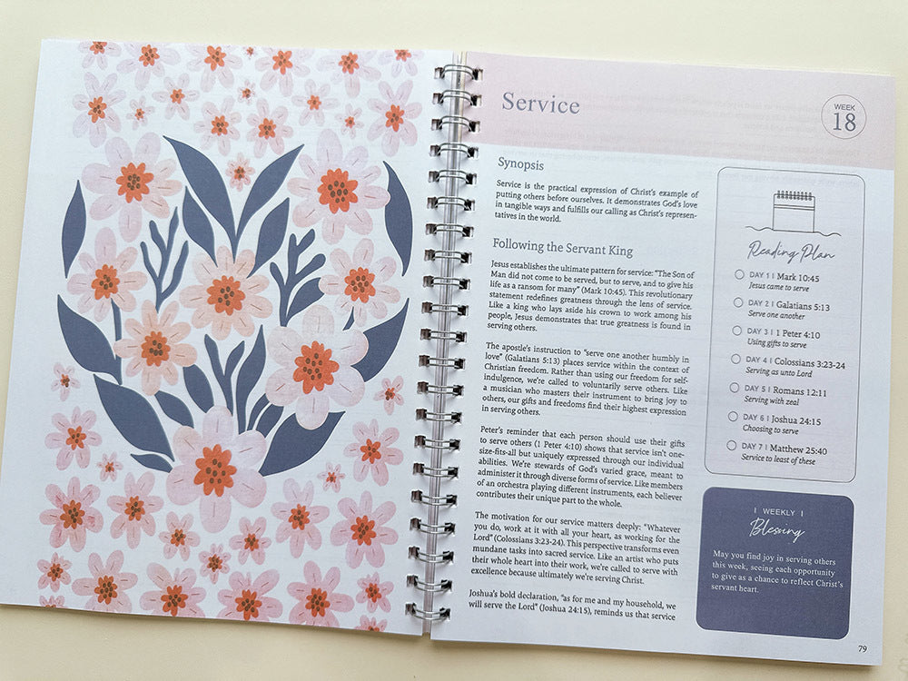 Ready to Ship: Bible In A Year Notebook - Salt Threads