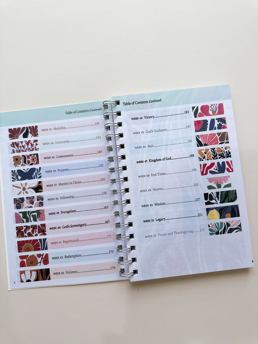 Ready to Ship: Bible In A Year Notebook - Salt Threads