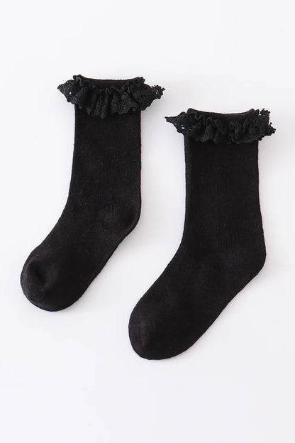 Ready to Ship: Knit Lace Girls Socks