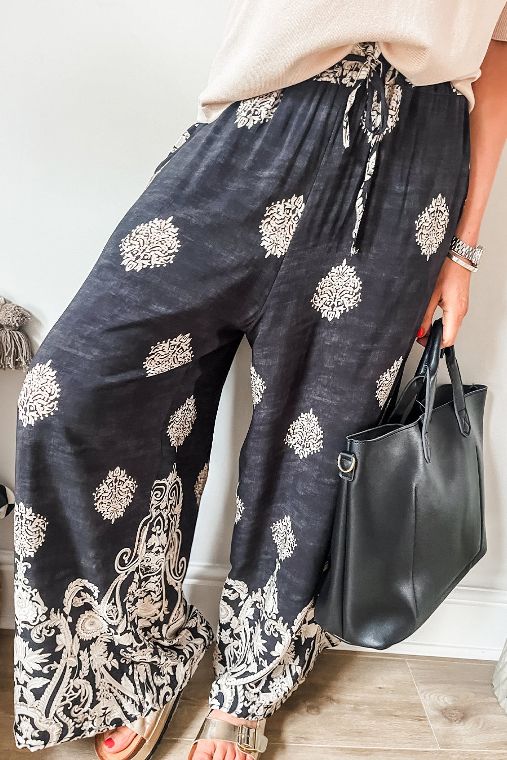 Bohemian Wide Leg Pants {RTS}