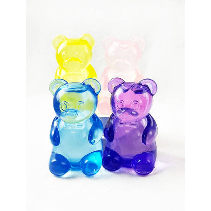 Pre-Order: Large Solid Transparent Gummy Bear Squishy Toy