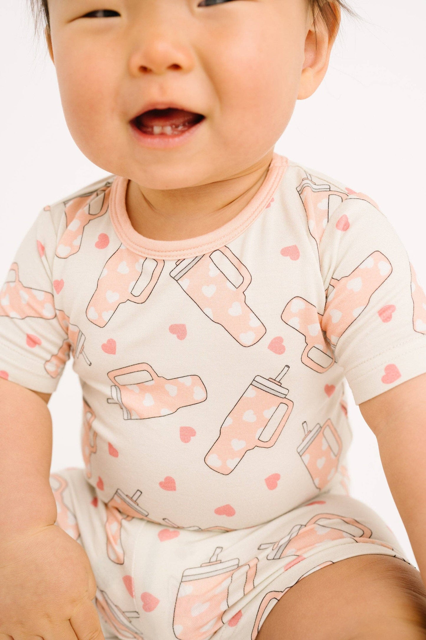 Sweet Sips Bamboo Shorts Set {RTS}