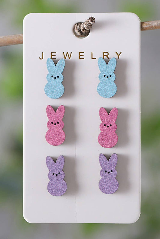 Bunny Doll Wooden Earrings {RTS}