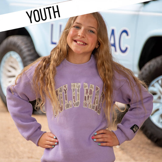Ready to Ship: Lulu Mac CAMO LAVENDER - Salt Threads