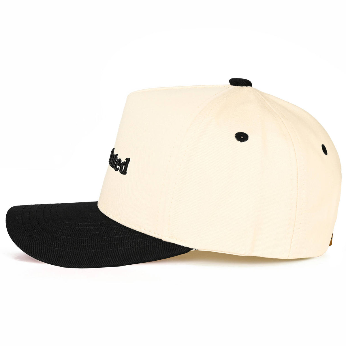 Ready to Ship: C.C OVERSTIMULATED Letter Embroidered Two Tone Trucker Cap - Salt Threads
