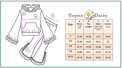 Ready to Ship: Kids Lucy Teal & Pink Bow Hooded Ruffle Pocket Lounge Set
