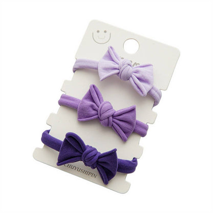 3PCS/CD BUTTERFLY HIGH ELASTICITY NYLON HAIR TIE {RTS}
