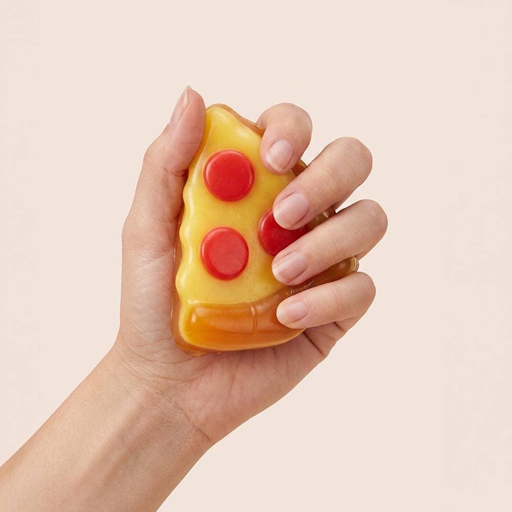 Incoming Pre-Order: Pizza Slice Squeeze Squishy Stress Relief Toy