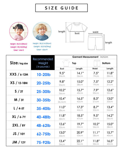 Berry Pink Bamboo Stitch Short Sleeve PJs {RTS}