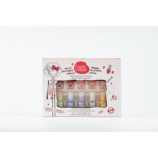 Mini Cosmo Rainbow Nail Polish Set