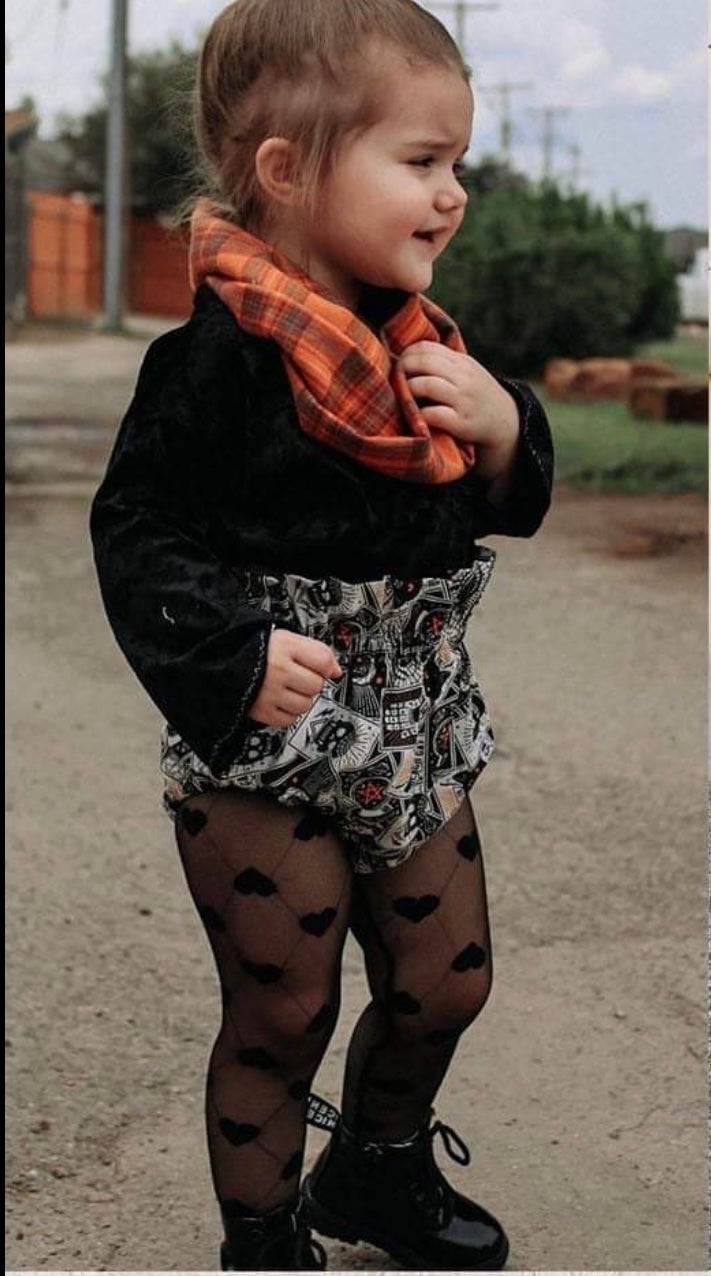Kids Heart Lace Tights - Salt Threads