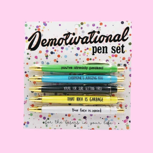 Demotivational Pen Set {RTS} Stationary
