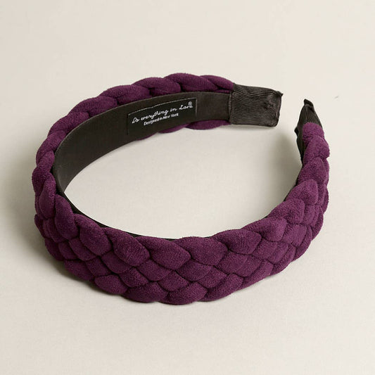 Padded Braided Hairband for Women