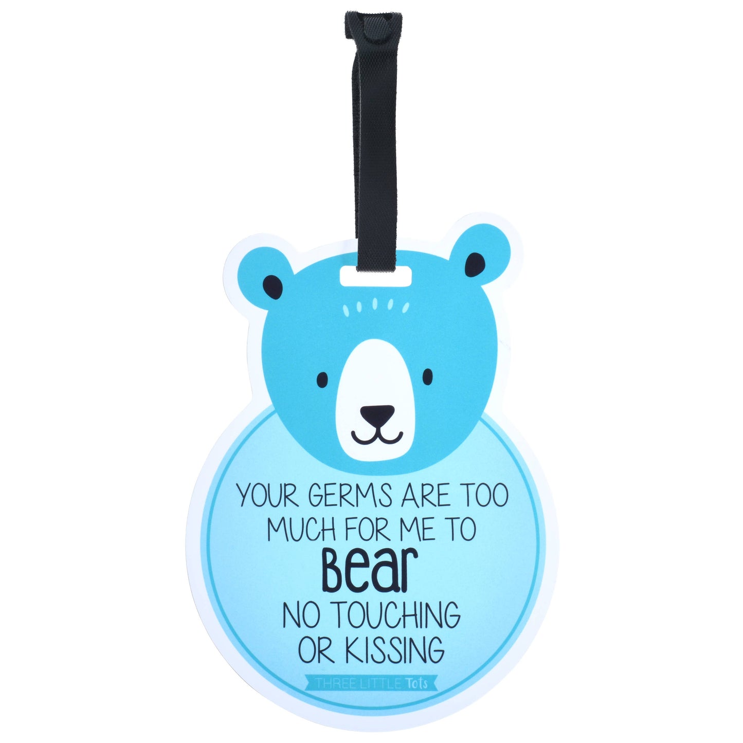 No Touching Car Seat and Stroller Tag - Bear