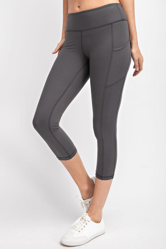 2.0 CAPRI Leggings Charcoal {RTS}