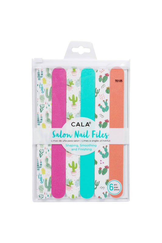 CALA 6 pcs Salon Nail Files Set