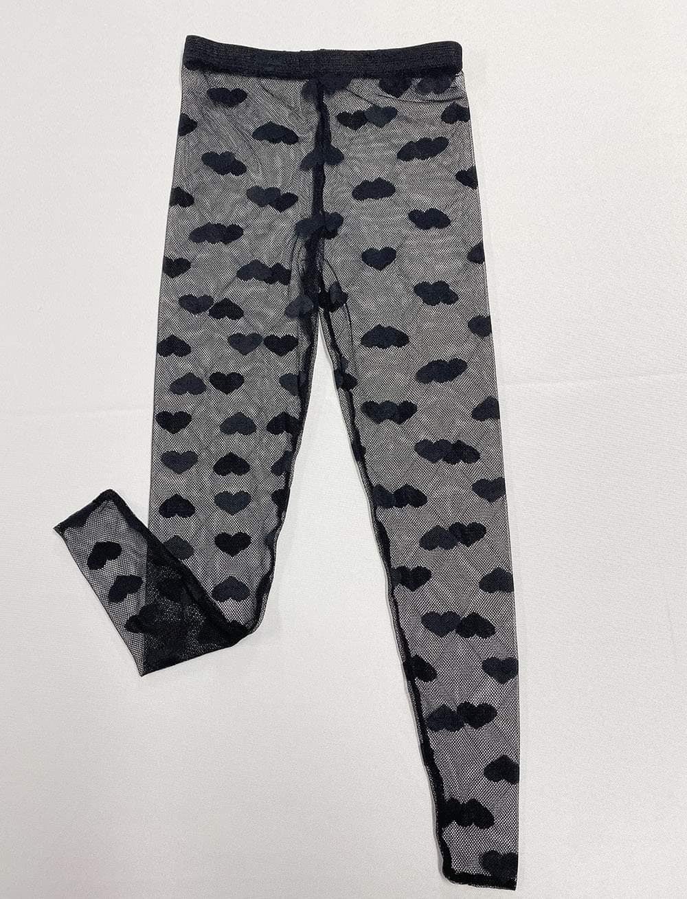 Kids Heart Lace Tights - Salt Threads