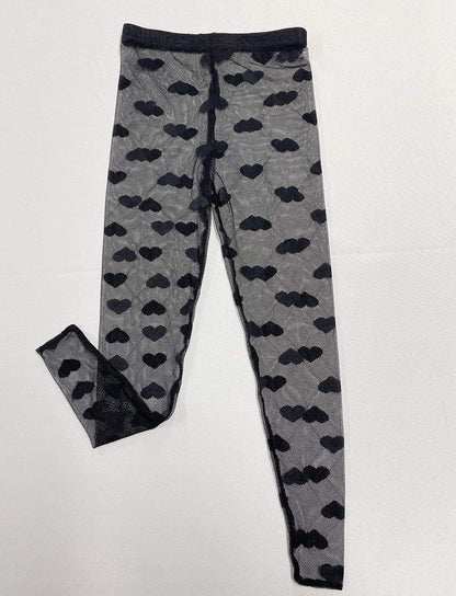 Kids Heart Lace Tights - Salt Threads
