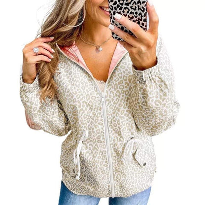 Leopard Hooded Jacket