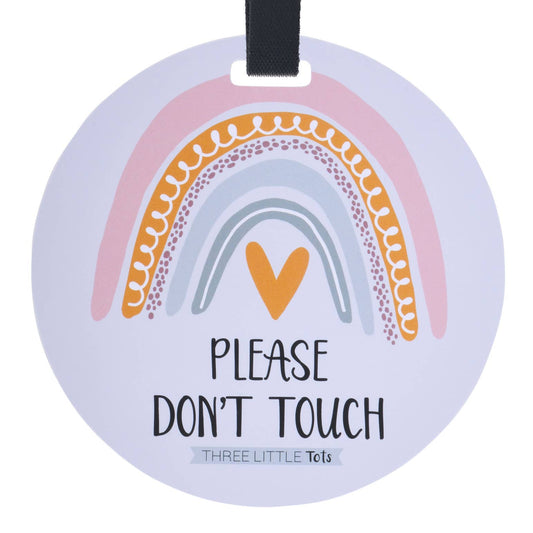 No Touching Car Seat and Stroller Tag