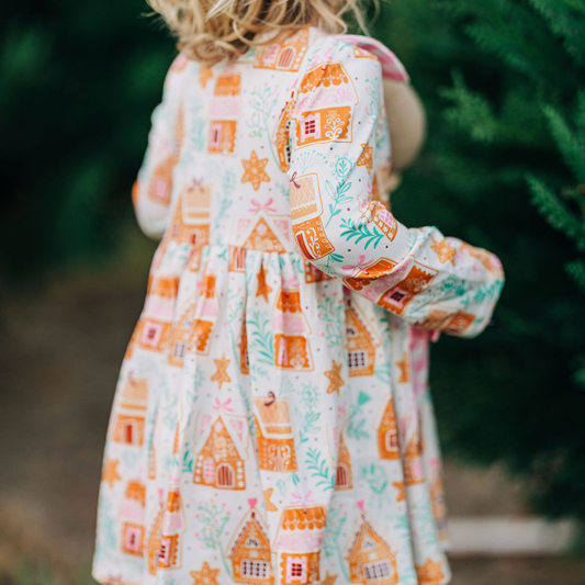 Gingerbread Twirl Dress