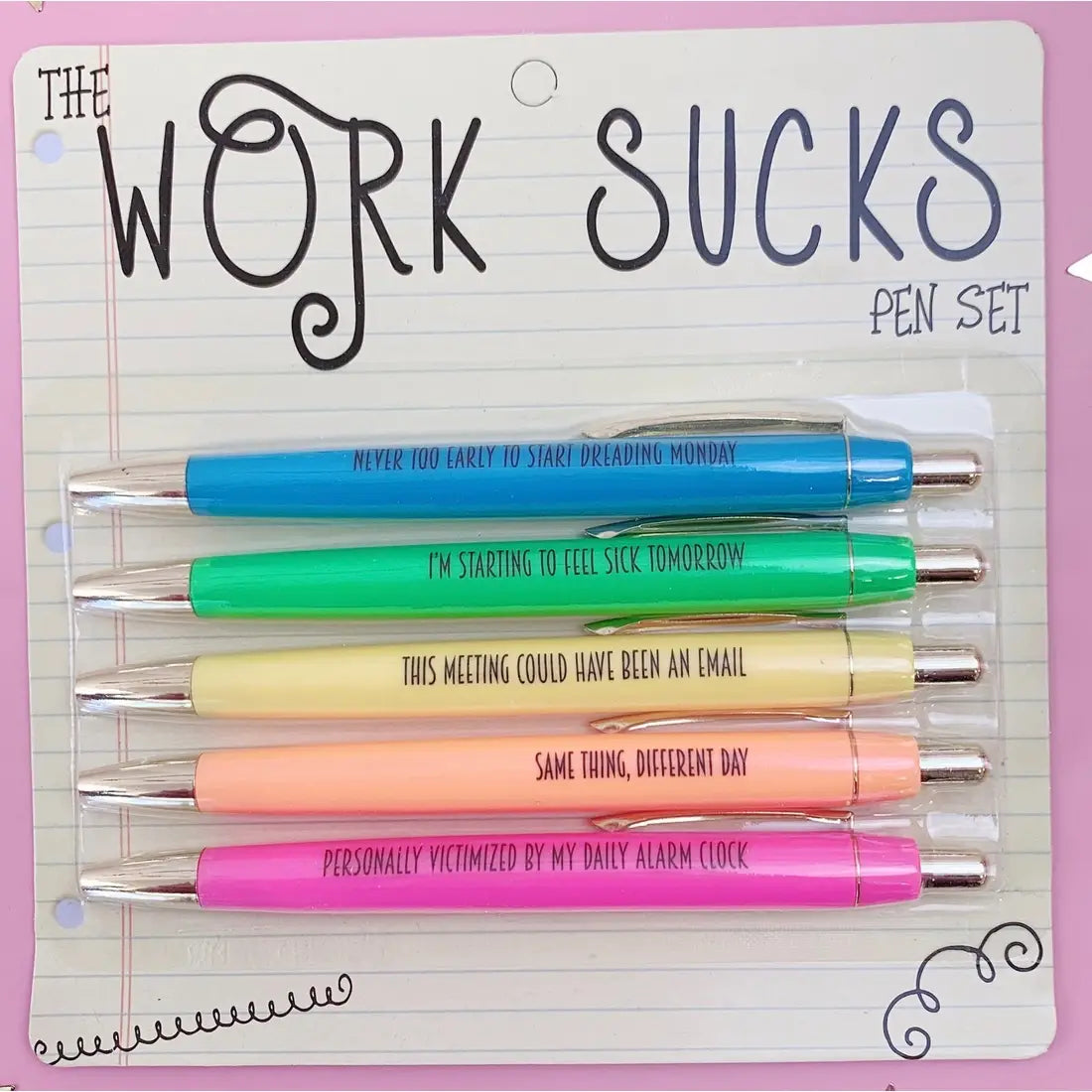 Work Sucks Pen Set {RTS}