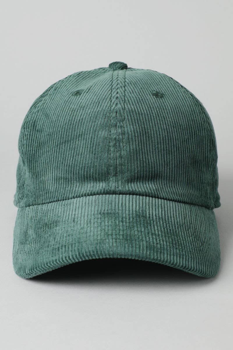 Corduroy Adjustable Cotton Baseball Cap Dad Hat