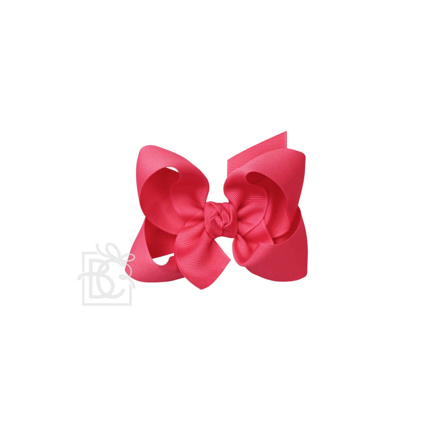 French Pink GROSGRAIN BOW ON CLIP
