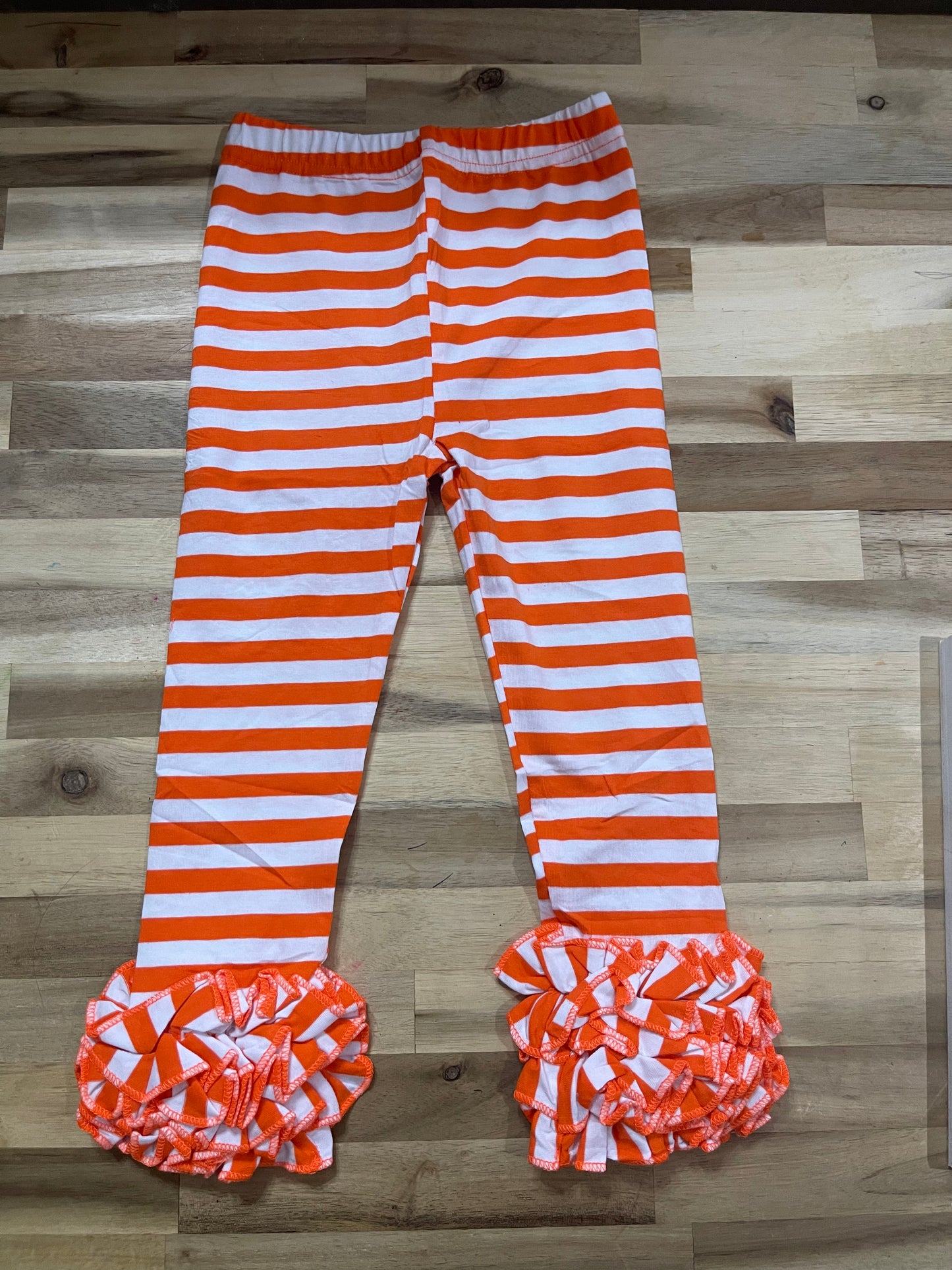 Orange/White Striped Icing Pants {RTS}